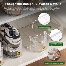 Keappubest height-adjustable slot from 9 to 11 inches for versatile footwear