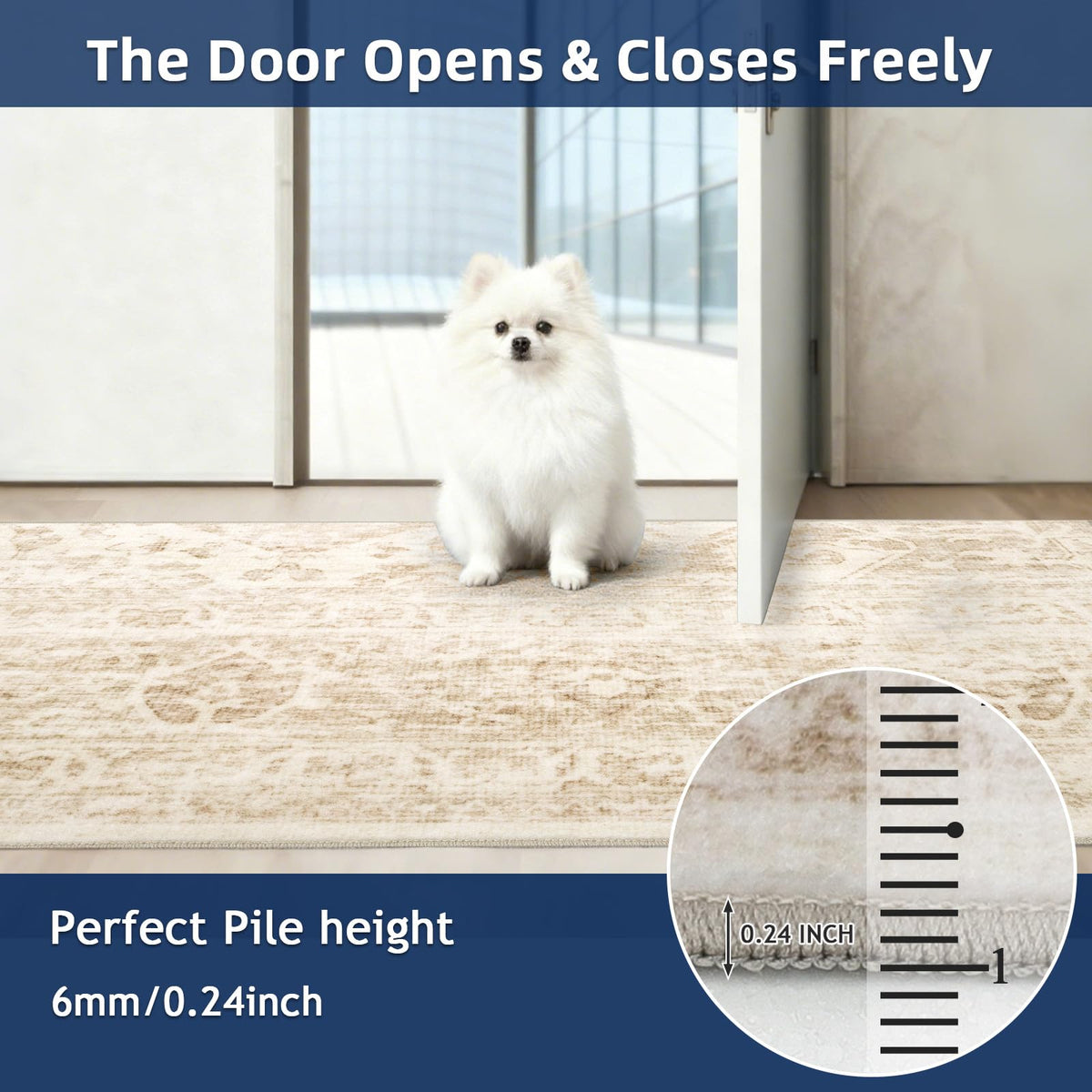 Kearoat durable hallway runner built to withstand daily use.