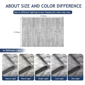 Kearoat ultra-thin washable rug with machine washable design for easy cleanup.