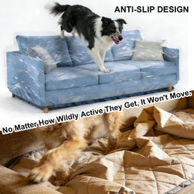 KEBE Waterproof Sofa Protector prevents liquids from seeping into upholstery.