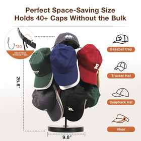 Keebofly compact portable hat display fits tight spaces