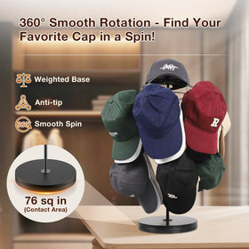 Keebofly hat collection organizer fits in closet or entryway