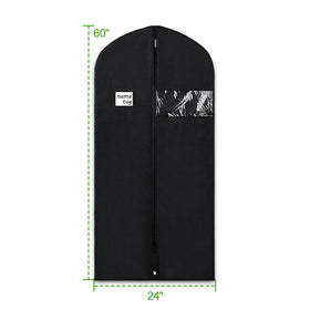 KEEGH garment bag with visible window for quick gown identification