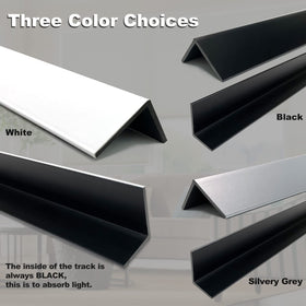 Keego L-shaped light blocker design seals side gaps near blinds.