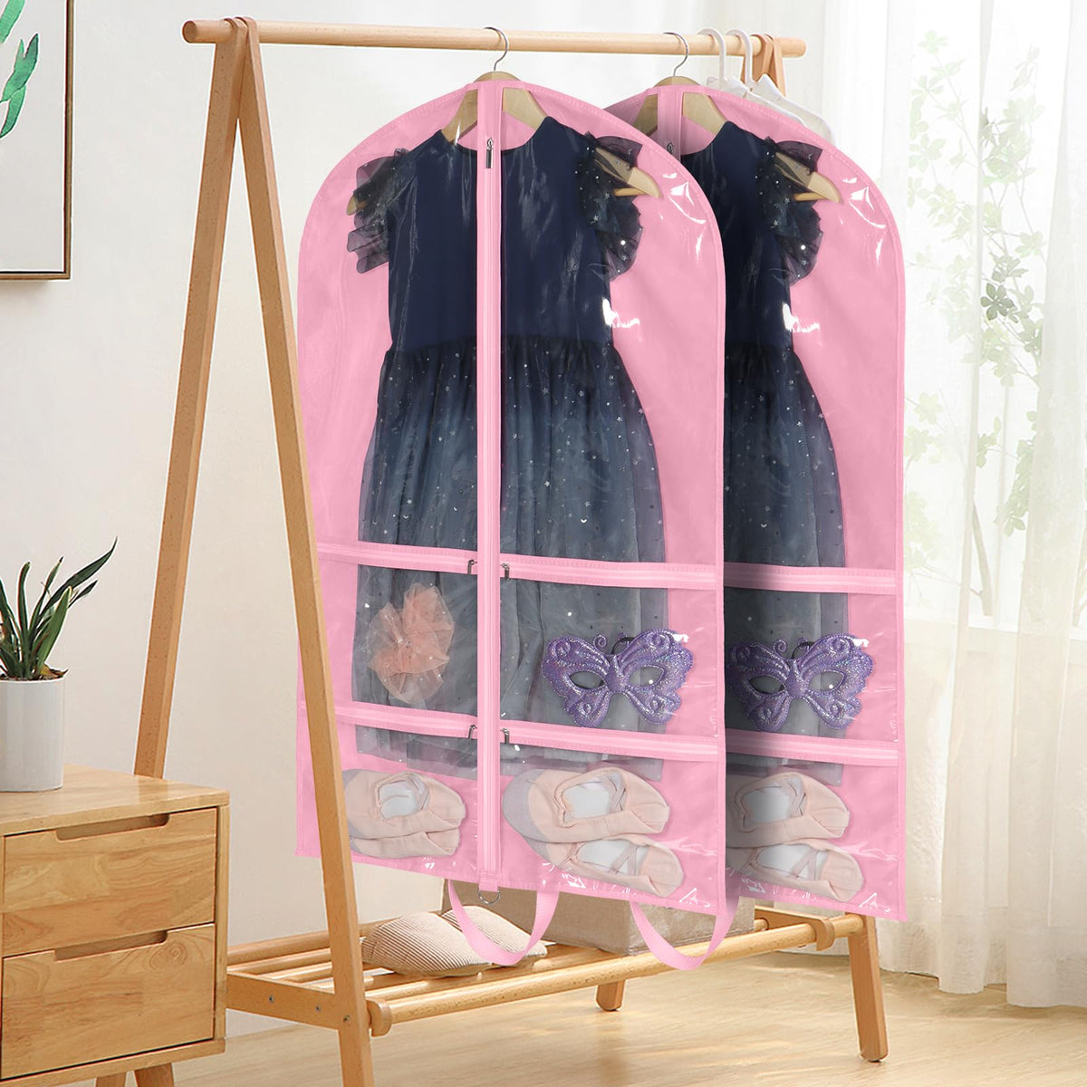 KEEGH 40-inch bag with durable zippers and stopper for long-lasting use.