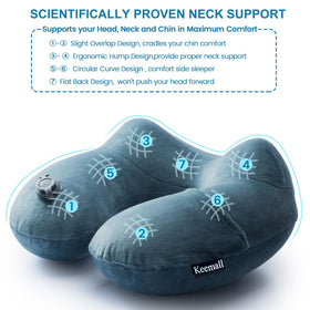 Keemall adjustable air valve for personalized firmness on the go