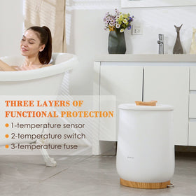 Keenray bucket towel warmer gift-ready packaging suitable for gifting.