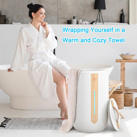 Keenray towel warmer bucket 18L capacity fits two large towels.
