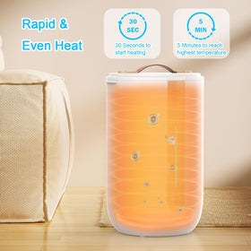 Keenray towel warmer bucket fragrance disc holder inside adds spa aroma.