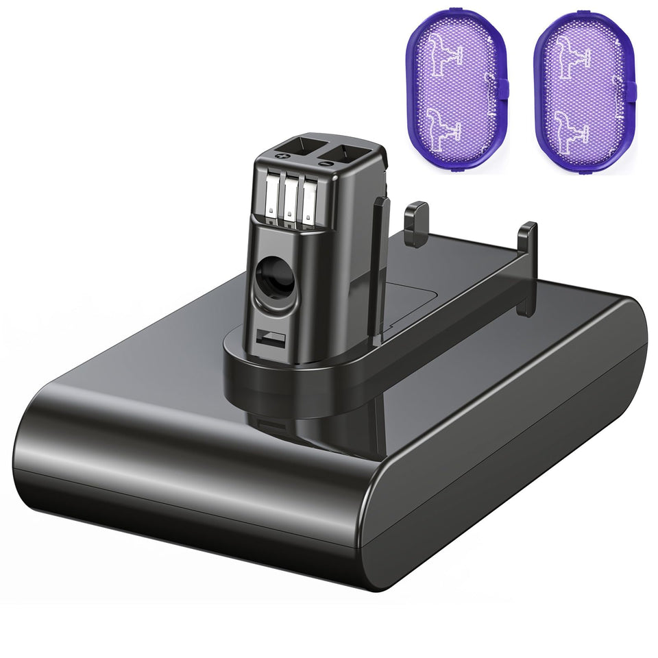 Keenstone Dyson DC35 battery 22V 6500mAh for longer cleaning sessions.