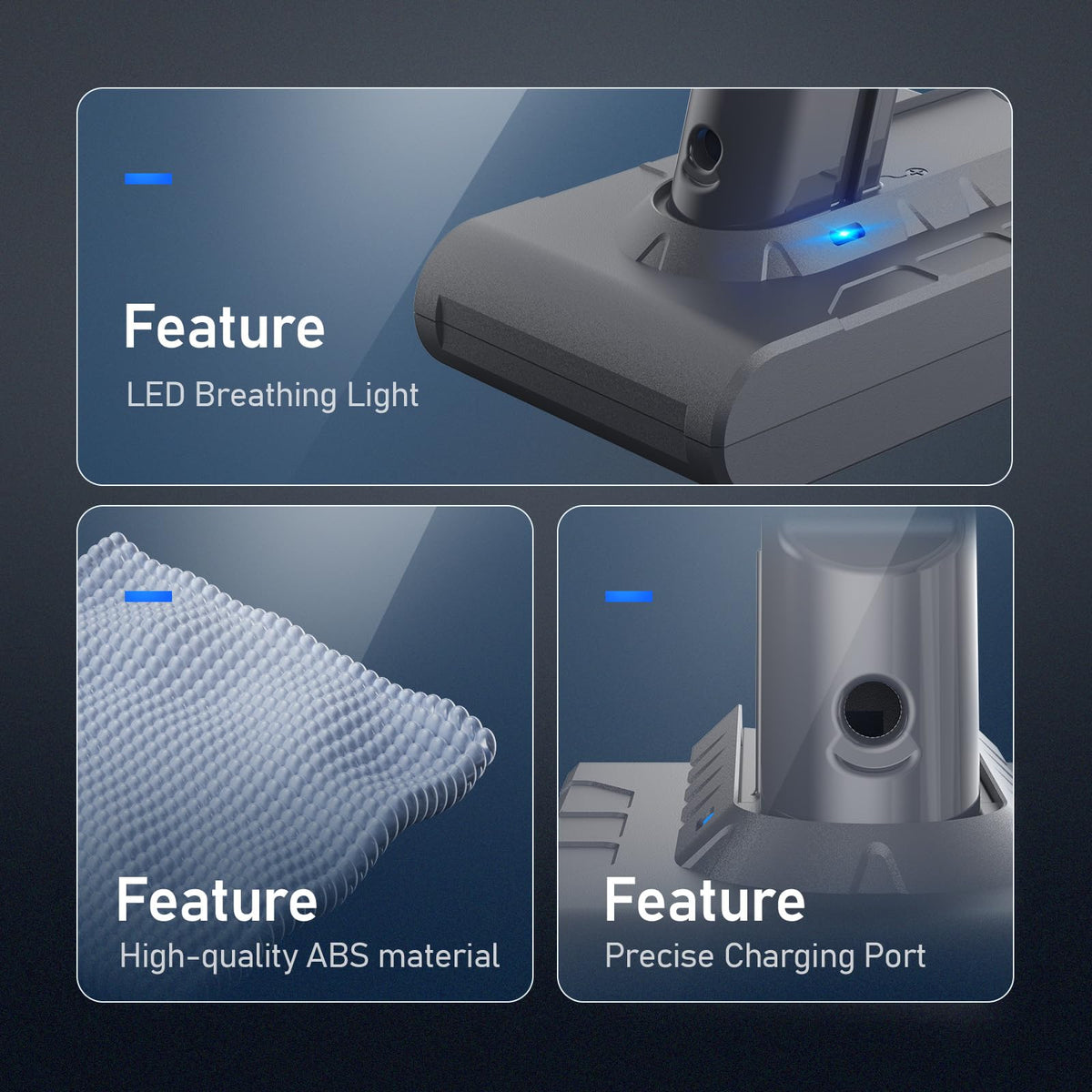 Keenstone charging dock compatibility keeps battery topped up between cleanings