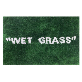 KEEP OFF Wet Grass Rug close-up texture shows plush fibers for a cozy feel
