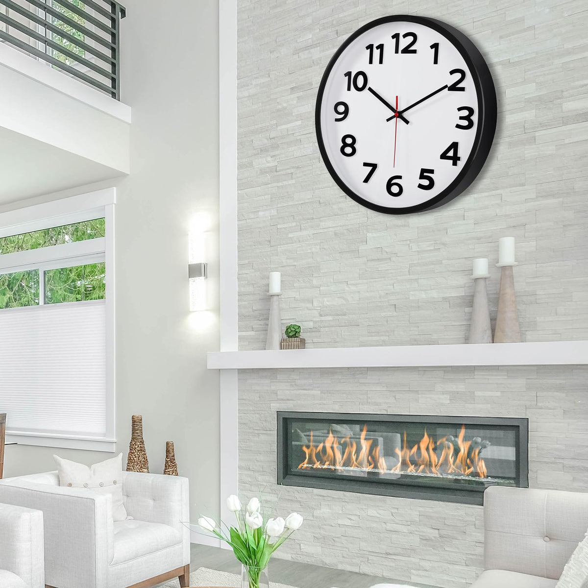 Keepcross bedroom-ready clock offers quiet operation for restful nights