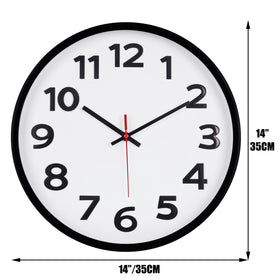 Keepcross white-face clock with bold numbers aids night readability
