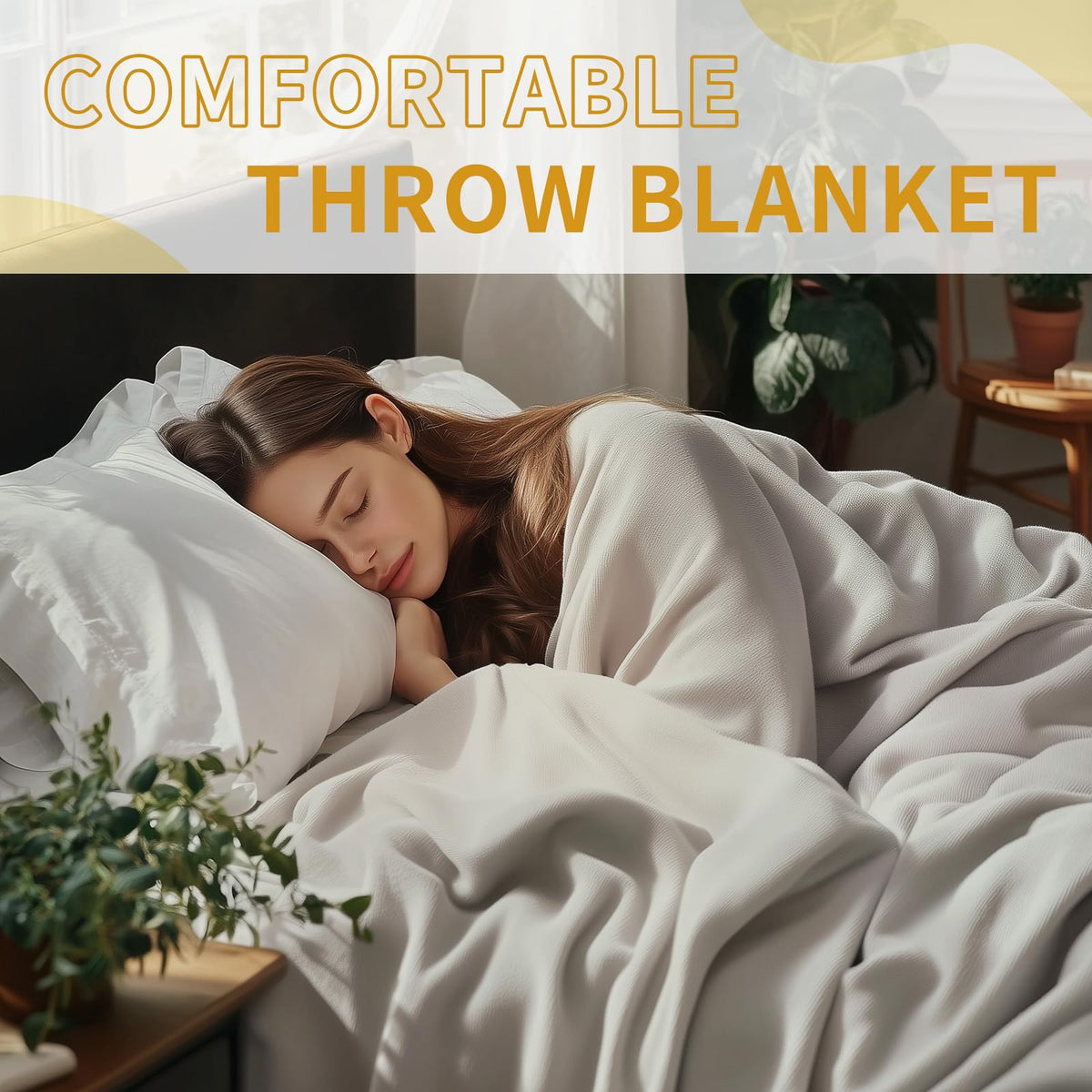 Keepitcozi dorm room blanket adds cozy decor and comfort.