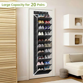KEEPJOY deep pockets measure 17x11x7 inches suitable for size 7-13 shoes