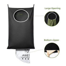 KEEPJOY large 36.5 by 22.5 inch capacity fits towels and bedsheets.