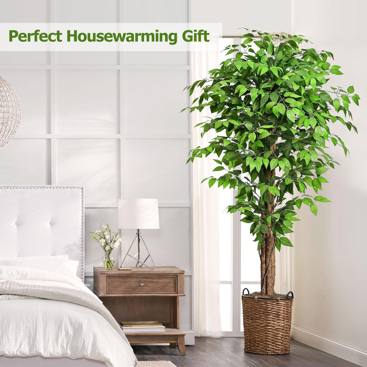 Keeplush ficus branches are adjustable for your preferred shape.