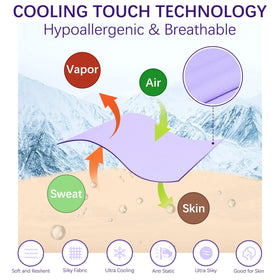 KEEPMOV purple contour pillow for restful sleep and easy care.