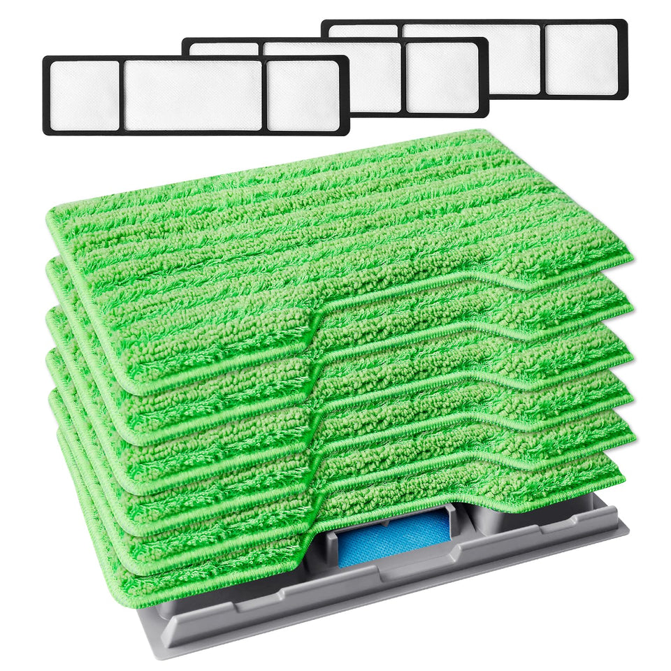 KeePow dirt chamber upgrade pad showing enlarged debris space for efficient cleaning