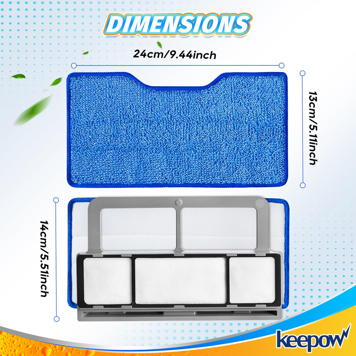 KEEPOW 4+2+1 kit saves money on disposable pads over time.