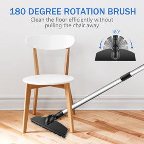KeePOW hard floor brush with horsehair provides soft protection on delicate surfaces.