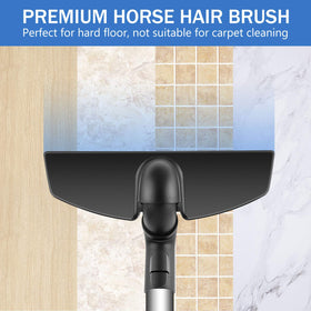 KeePOW 12-inch brush close-up showing soft bristles and robust body.