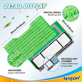 KeePow reusable pads illustrating cost savings by replacing disposables