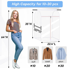 KEETDY breathable cover keeps clothes neat and dry