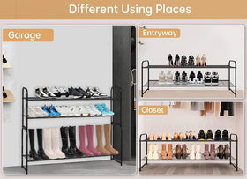 Neutral black KEETDY finish blends with modern closets and décor