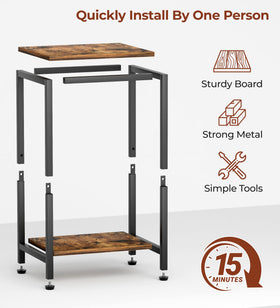 KEETDY quick assembly in minutes with a sturdy frame and simple directions.