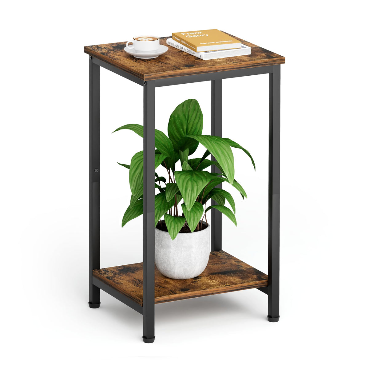 KEETDY small side table fits tight spaces beside a sofa for accessible storage.