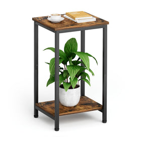 KEETDY small side table fits tight spaces beside a sofa for accessible storage.