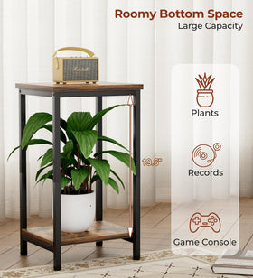 KEETDY two-tier layout offers tall spacing and substantial storage capacity.