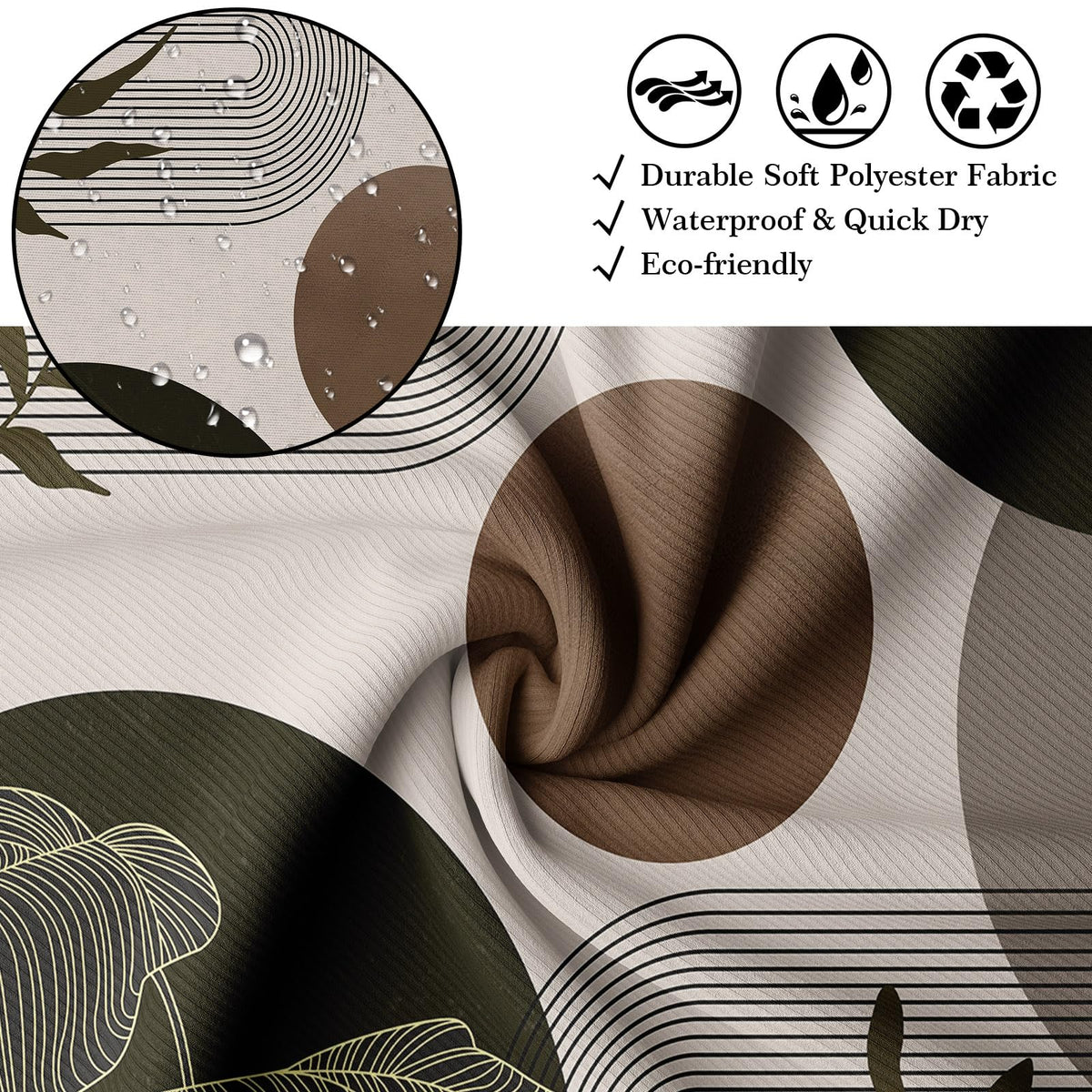 Keeuy tan taupe color complements brown boho and modern spaces.