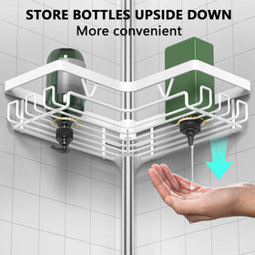 KEGII 24 hooks provide ample space for towels and accessories.