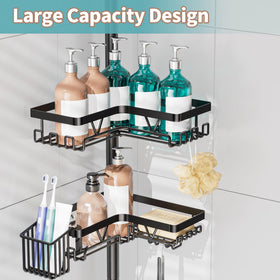KEGII deep baskets with drainage prevent water pooling and keep contents dry.
