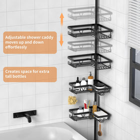 KEGII drain fast design minimizes water pooling in the shower.