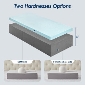 Kehangte Cooling Cube Pillow firm side for structured neck support.