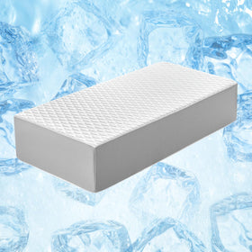 Kehangte Cooling Cube Pillow front view with double-sided support for side sleepers.