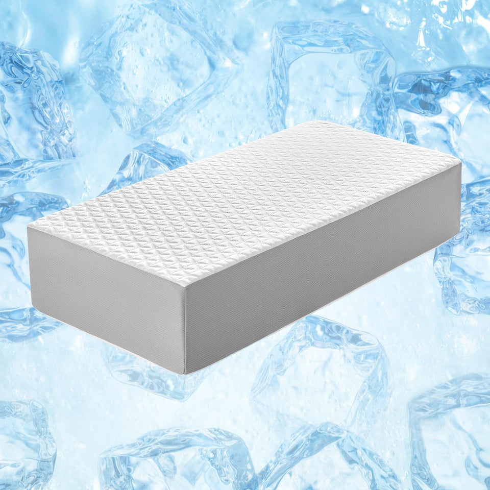Kehangte Cooling Cube Pillow front view with double-sided support for side sleepers.