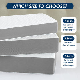 Kehangte Cooling Cube Pillow height-5in option balancing neck and head.
