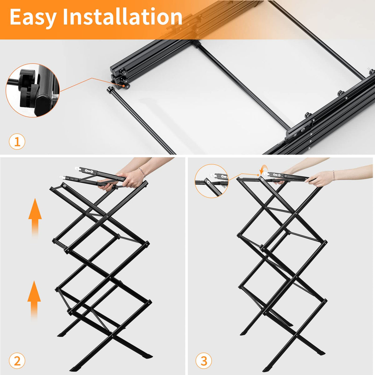 KeingGcopr anti-rust iron pipe frame resists corrosion