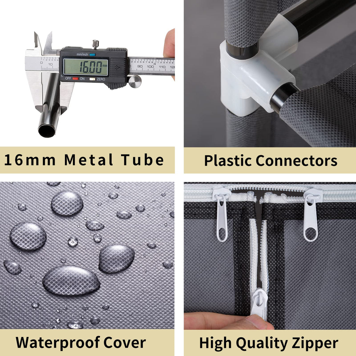 KEKIWE easy-to-follow assembly manual for quick setup of the wardrobe.