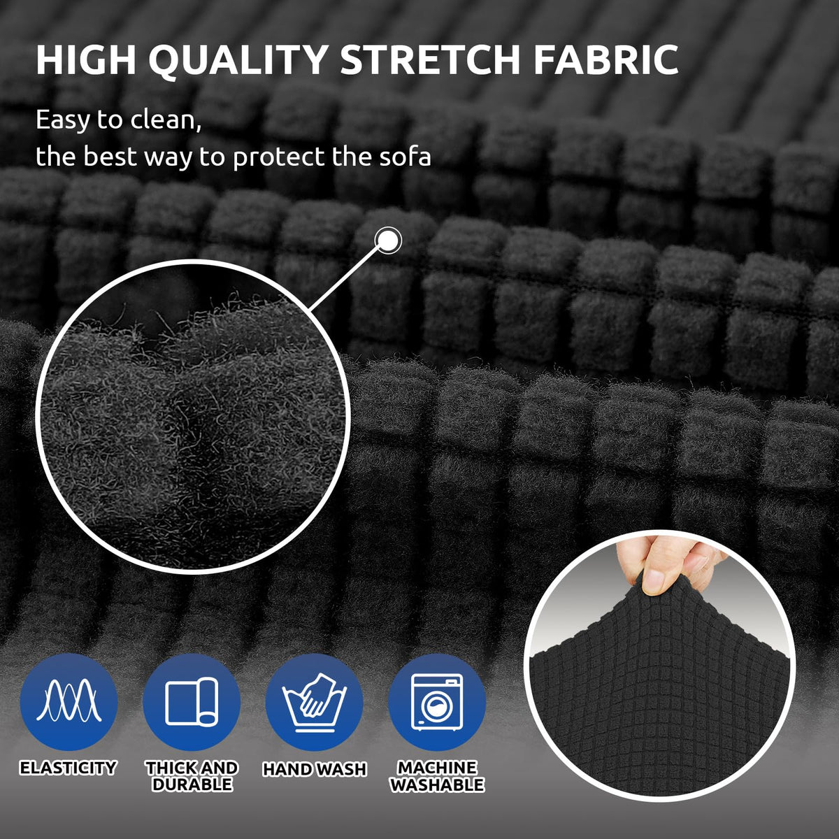 KEKUOU machine-washable fabric simplifies cleanup after playful family moments.