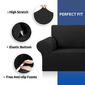 KEKUOU slipcover protects against spills and pet mess while staying comfortable.
