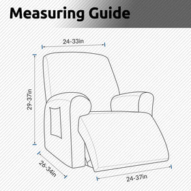 KEKUOU recliner cover helps with pet protection against fur and claws.