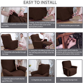 KEKUOU recliner cover fits recliners 24–37 inches
