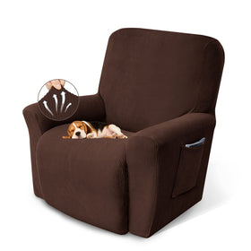 KEKUOU recliner cover with jacquard texture protects furniture stylishly