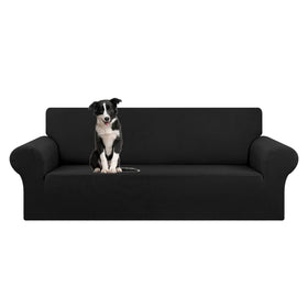 KEKUOU stretch oversized sofa slipcover jacquard pattern protects and refreshes a couch.